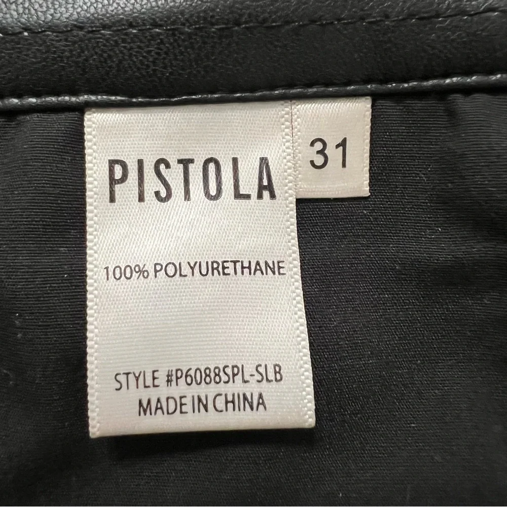 Pistola Lennon High Rise Cropped Boot‎ Pant in Slate Black